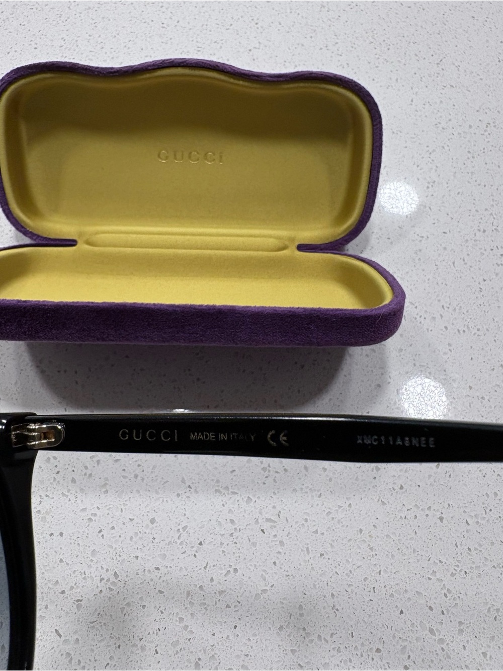 Gucci Black Gradient Square Women’s Sunglasses - Picture 6 of 7